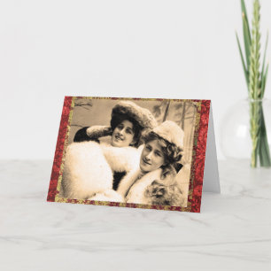 Carte Soeurs voeux d'anniversaire