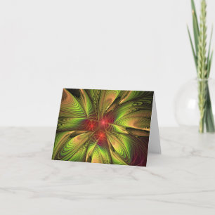 Carte Soft and tenderness fractal fantasy flowers