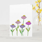 Carte Soft Coneflower Sympathy (Fleur jaune)