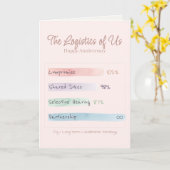 Carte Soft Data | By the Numbers | Blush Anniversary (Fleur jaune)