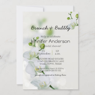Carte Soft Elegant Orchid Bridal Brunch