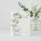 Carte Soft Elegant Orchid Conseil Card (Debout devant)