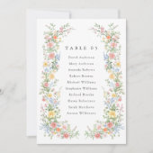 Carte Soft Pastel Ornate Spring Chic Siège Carte g (Devant)