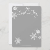 Carte Soft & Snowy Christmas (Dos)