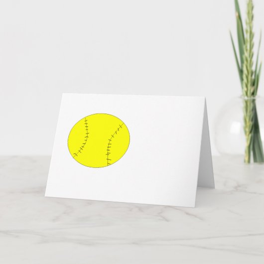 Carte softball (Devant)