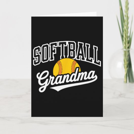 Carte Softball Grandma _1  (Devant)