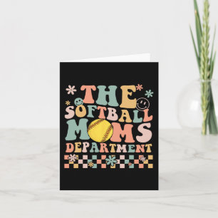 Carte Softball Moms Département Fun Mothers Day Costume