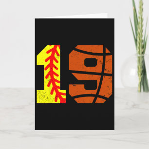 Carte Softll Sketll Numéro 19 Maillot Drôle 19ème Annive