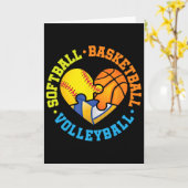 Carte Softll Sketll Volleyll (Fleur jaune)