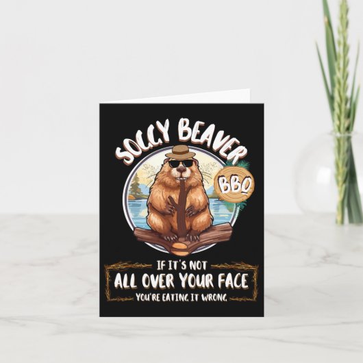 Carte Soggy Beaver Bbq (Devant)