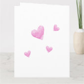 Carte Soin de la Saint-Valentin Aquarelle Paris Tour Eif (Dos)