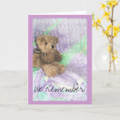 Carte soins de l'ours (Fleur jaune)