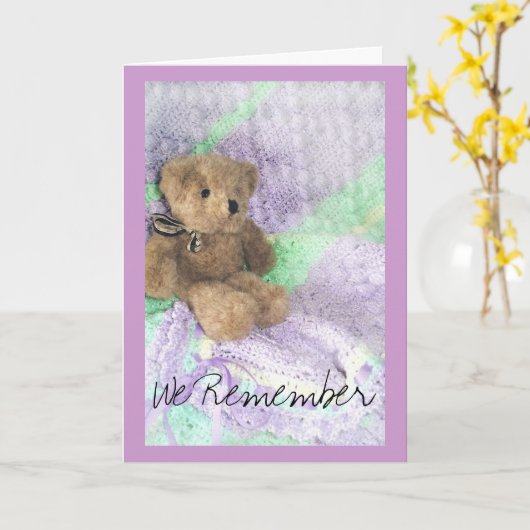 Carte soins de l'ours (Fleur jaune)