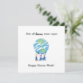 Carte Soins infirmiers médecin semaine d'appréciation me (Debout devant)