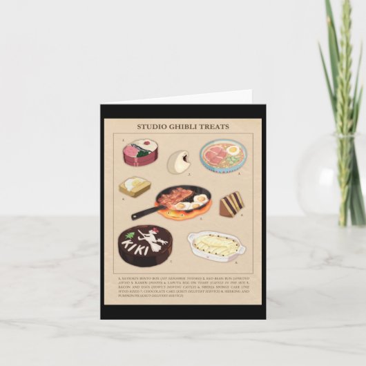 Carte Soins Magiques Nourriture Du Studio Ghibli Films S (Devant)