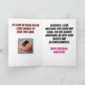 Carte Soins Span Drôle Fille Anniversaire (Intérieur)