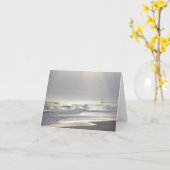 Carte Soirée au Frisco Pier OBX Note Card (Fleur jaune)