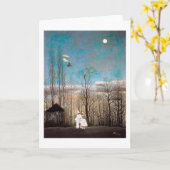 Carte Soirée Carnaval, Rousseau (Fleur jaune)