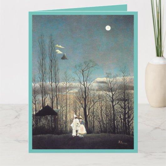 Carte Soirée carnavalesque par Henri Rousseau (Devant)