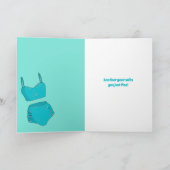 Carte Soirée de bain Vintage sur mesure Anniversaire (Intérieur)