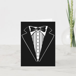 Carte Soirée de mariage Tuxedo Correspondance Bachelor P