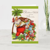 Carte Soirée de Noël en Floride (Devant)