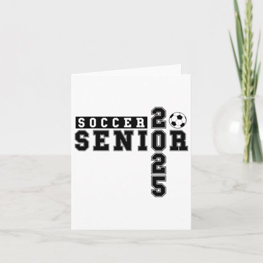 Carte Soirée des finissants de soccer Promotion 2025 (Devant)