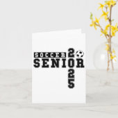 Carte Soirée des finissants de soccer Promotion 2025 (Fleur jaune)