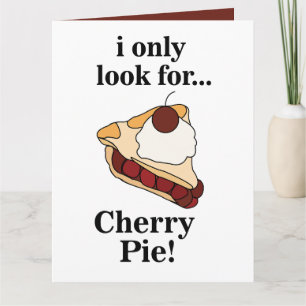 Carte Soirée dessert à la tarte aux cerises