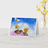 Carte Soirée d'été (Fleur jaune)