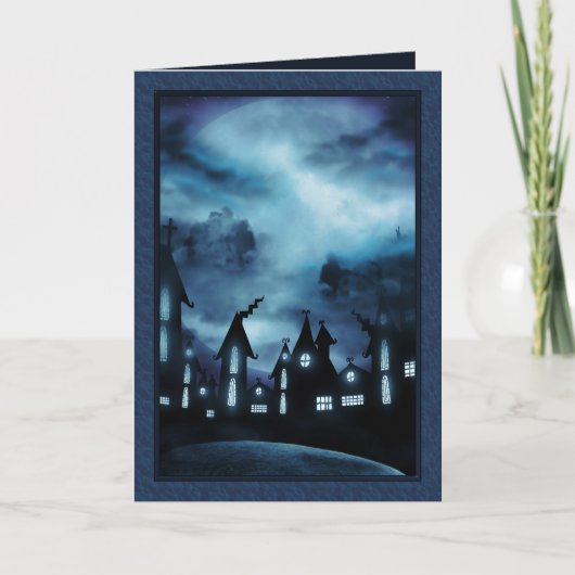Carte Soirée d'Halloween (Devant)