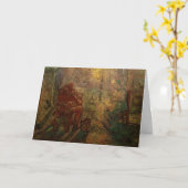Carte Soirée - La Veillée par Vincent van Gogh (Fleur jaune)