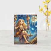 Carte Soirée magique avec mon Dachshund Téléchargeable (Fleur jaune)