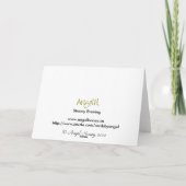 Carte Soirée orageuse à la plage de Davis Bay ©AH2010 (Dos)