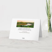 Carte Soirée sur Bull Shoals Lake (Dos)