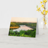 Carte Soirée sur Bull Shoals Lake (Fleur jaune)
