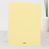 Carte Soirée Thanksgiving (Dos)