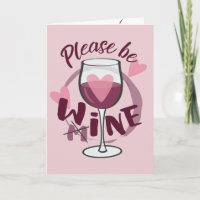 Sois à moi Verre à vin Texte drôle Dessin animé mi