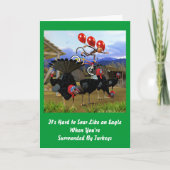 Carte Sois comme un Anniversaire d'aigle (Devant)