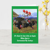 Carte Sois comme un Anniversaire d'aigle (Fleur jaune)