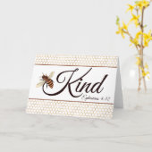 Carte Sois gentil (Fleur jaune)