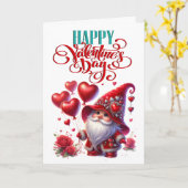 Carte Sois ma Saint Valentin (Fleur jaune)