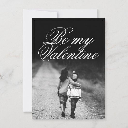 Carte Sois Ma Saint-Valentin - Côte à Côte (Devant)