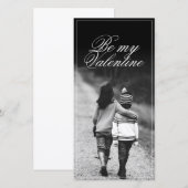 Carte Sois Ma Saint-Valentin - Côte à Côte (Devant / Derrière)