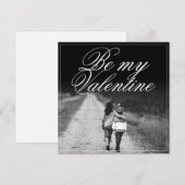 Carte Sois Ma Saint-Valentin - Côte à Côte (Devant / Derrière)