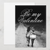 Carte Sois Ma Saint-Valentin - Côte à Côte (Devant / Derrière)