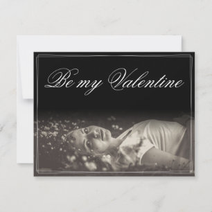 Carte Sois ma Saint-Valentin - jeune femme menteuse