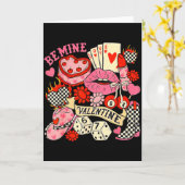 Carte Sois Ma Saint-Valentin Rétro Coquette Howdy Wester (Fleur jaune)