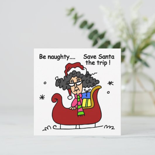 Carte Sois méchant (Debout devant)