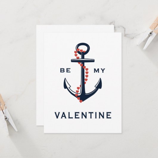 Carte Sois mon Valentin (Devant/Arrière en situation)